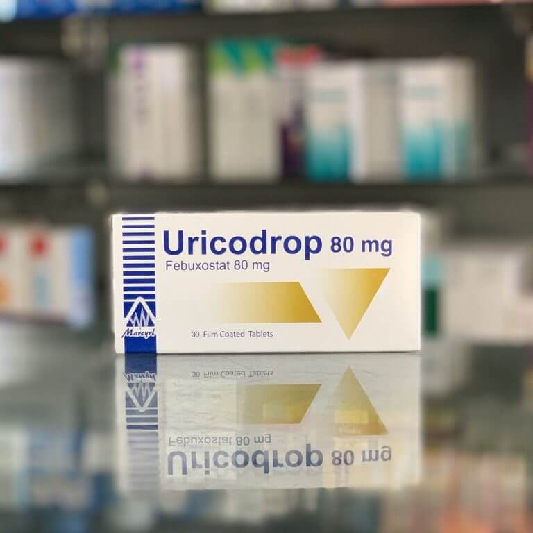 Юрикодроп 80 мг 30 таблеток