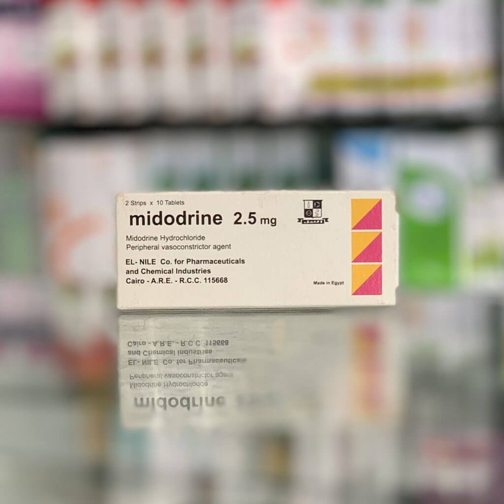 Midodrin 2.5 mg 20 tablets