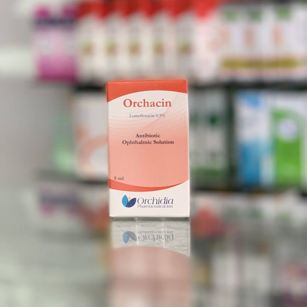 Орхацин 0,3% глазные капли 5 мл