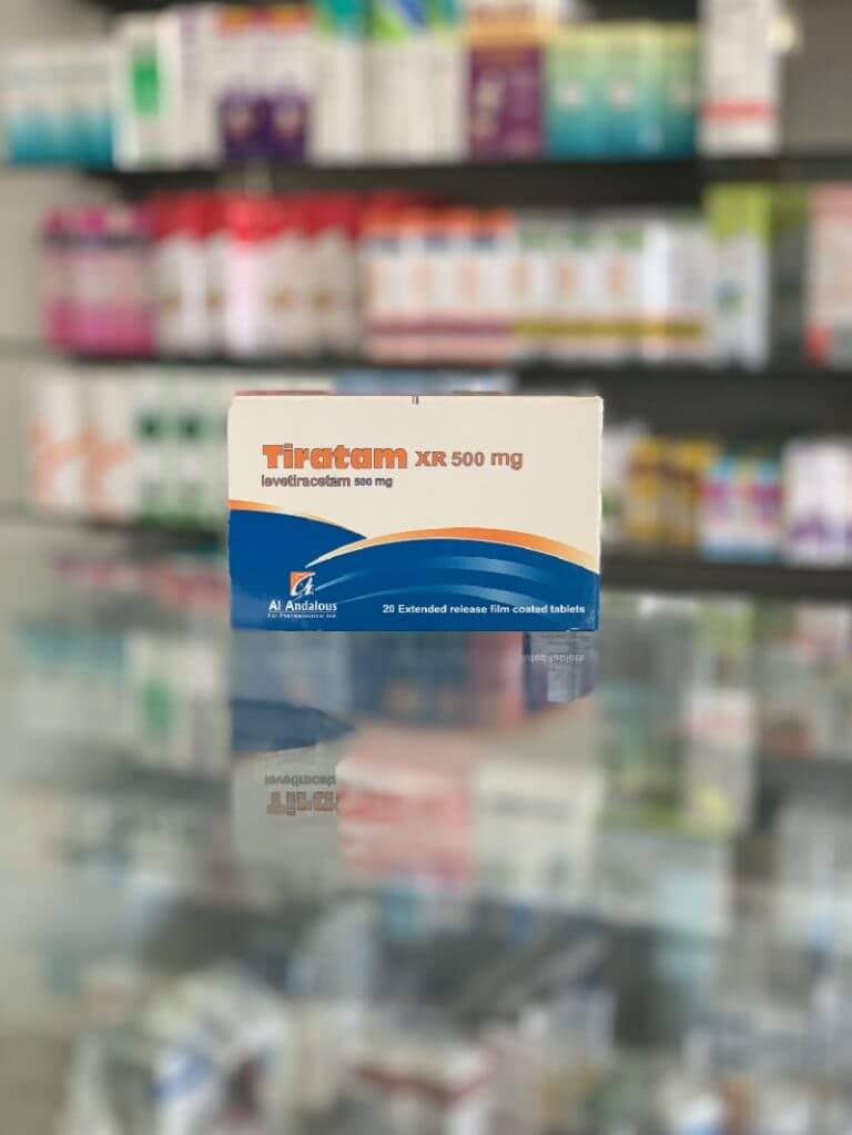 Tiratam 500 mg 20 tablets