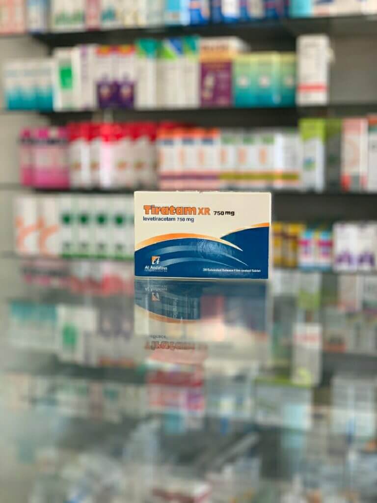 Tiratam 750 mg 20 tablets