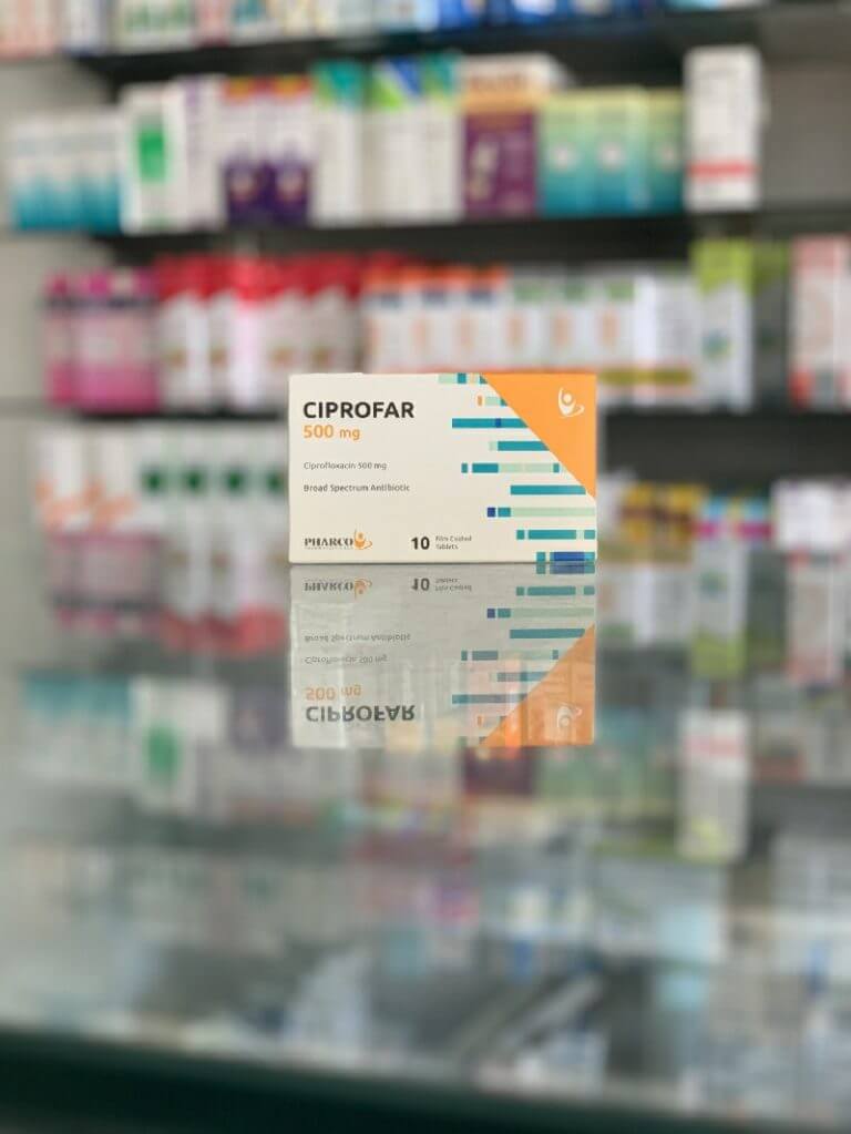 Ciprofar 500 mg 10 tablets