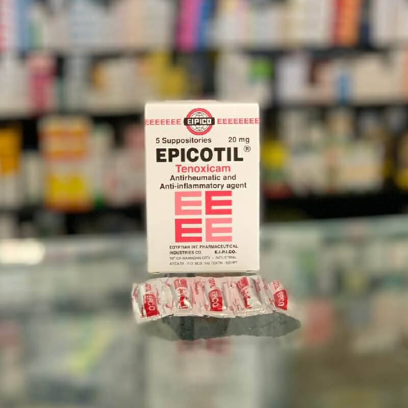 Epicotil 20 mg 5 suppositories