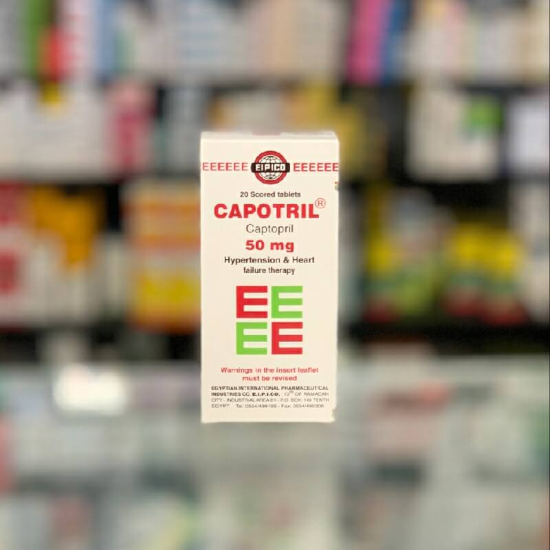 Capotril 50 mg 20 tablets