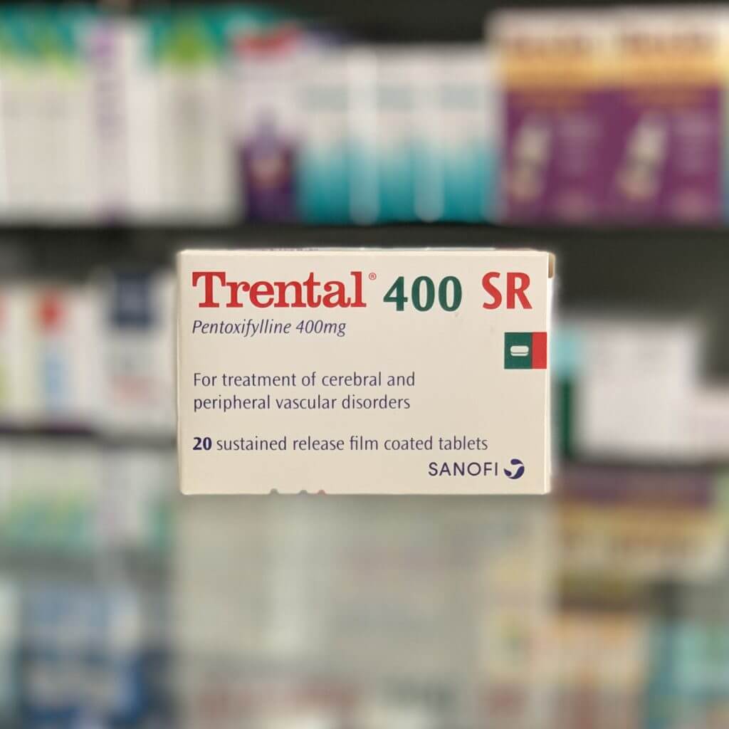 Trental SR 400 mg 20 tablets