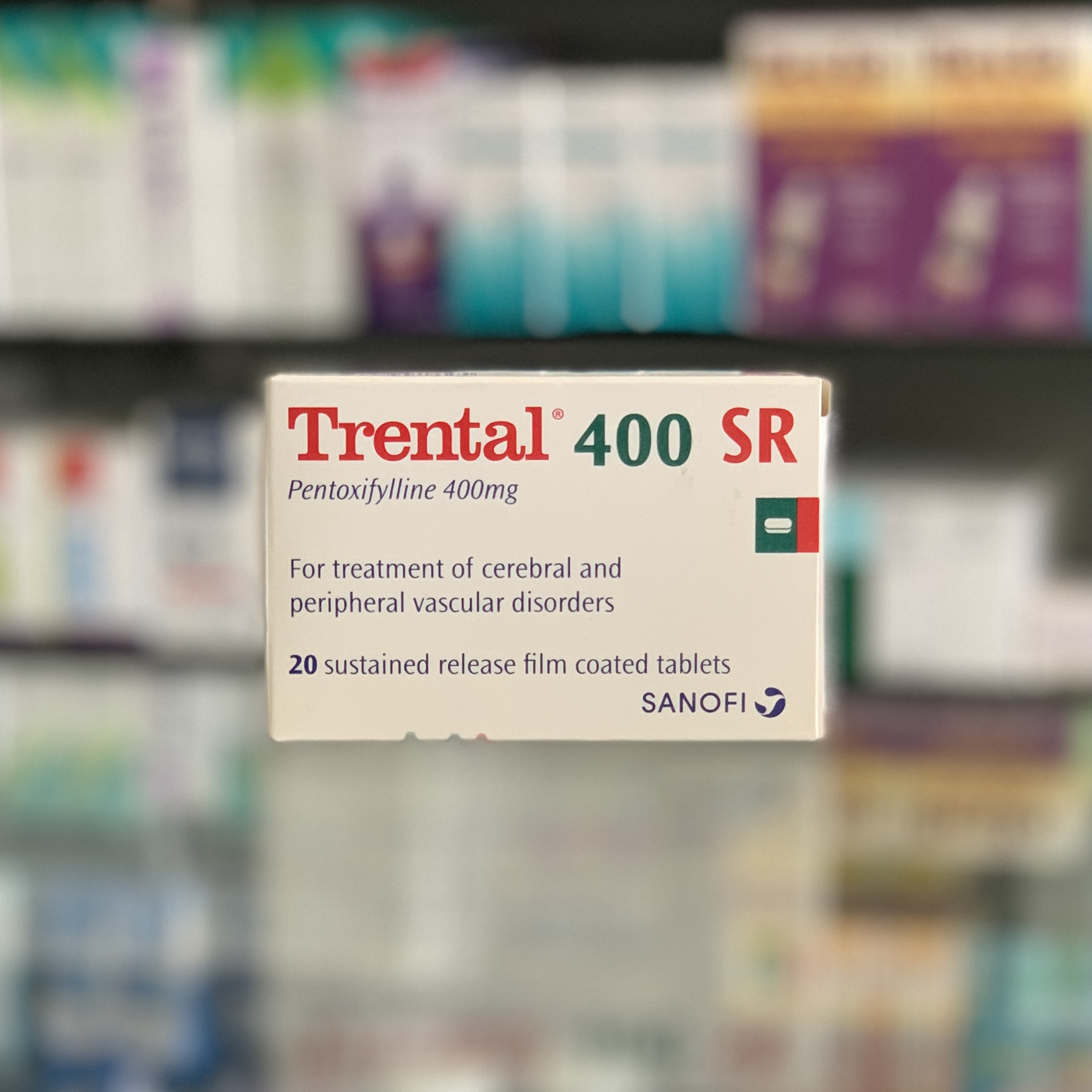 Трентал СР 400 мг 20 таблеток - Русская аптека в Египте