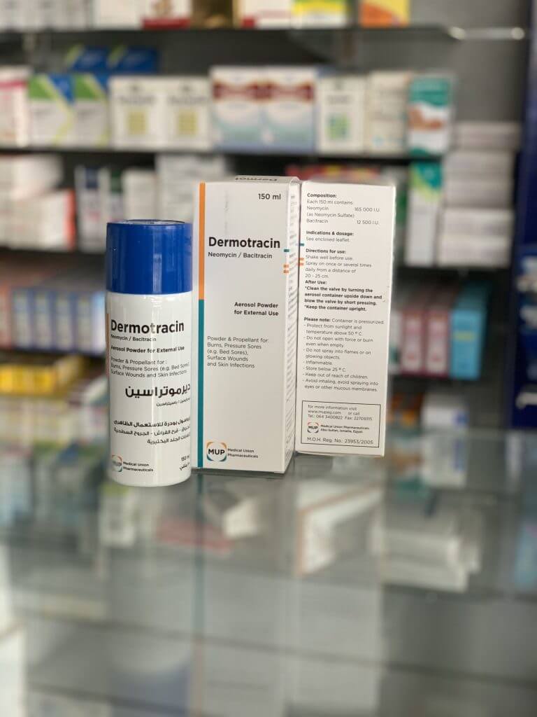 Dermotracin Spray powder 150 ml