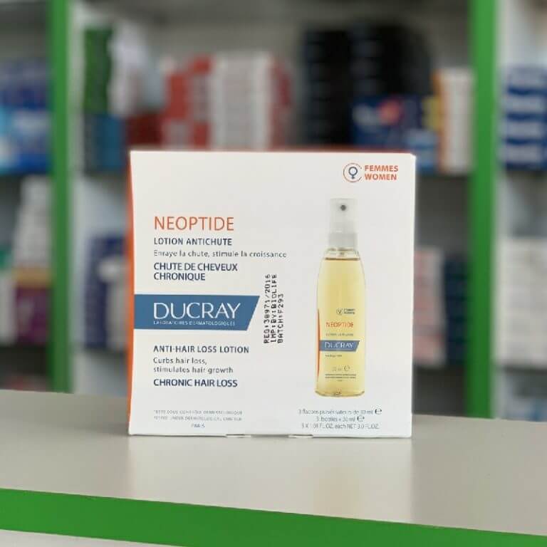 Ducret Neoptide hair loss lotion for women 3 bottles of 30 ml