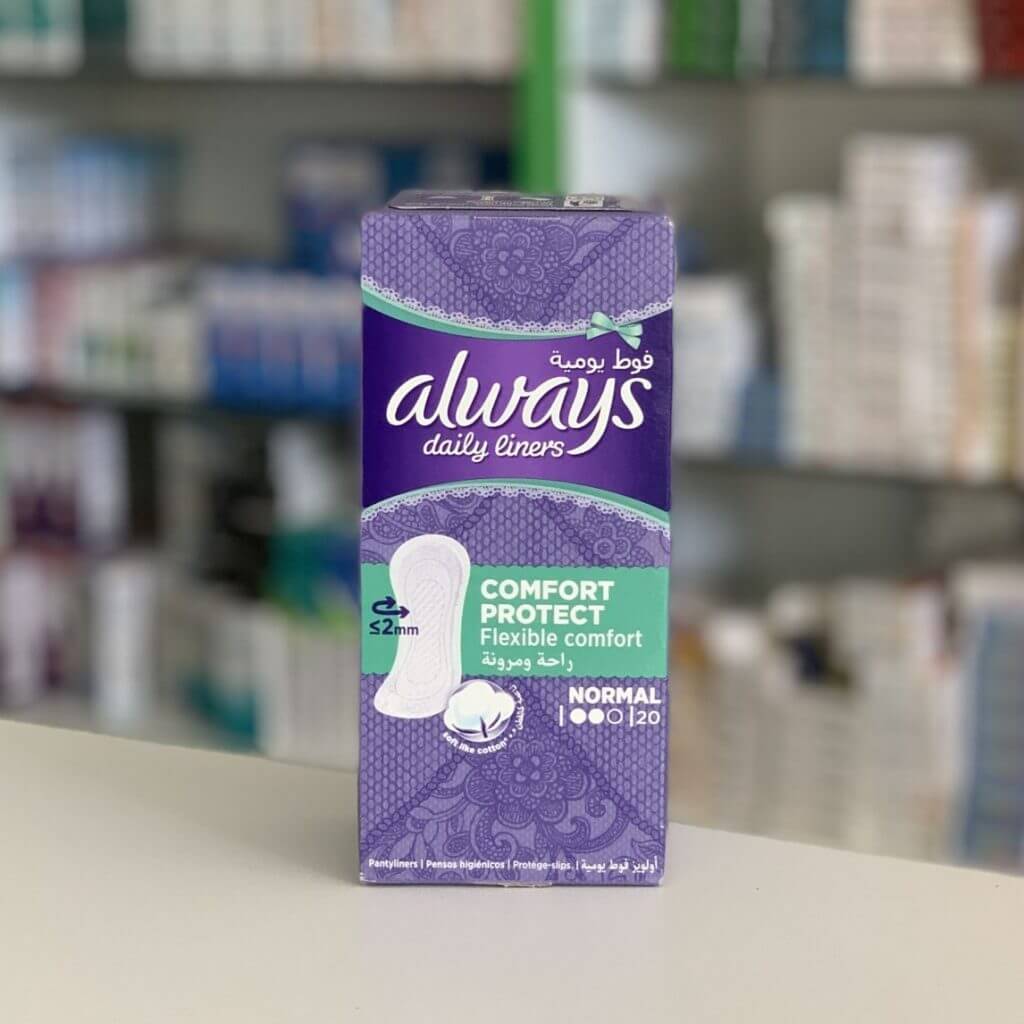 Always Daily liners Comfort protect Normal 20 pcs