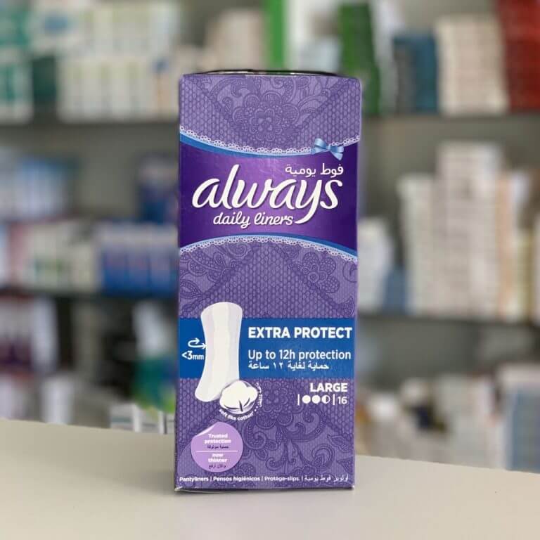 Always Daily liners Extra protect Large 16 pcs