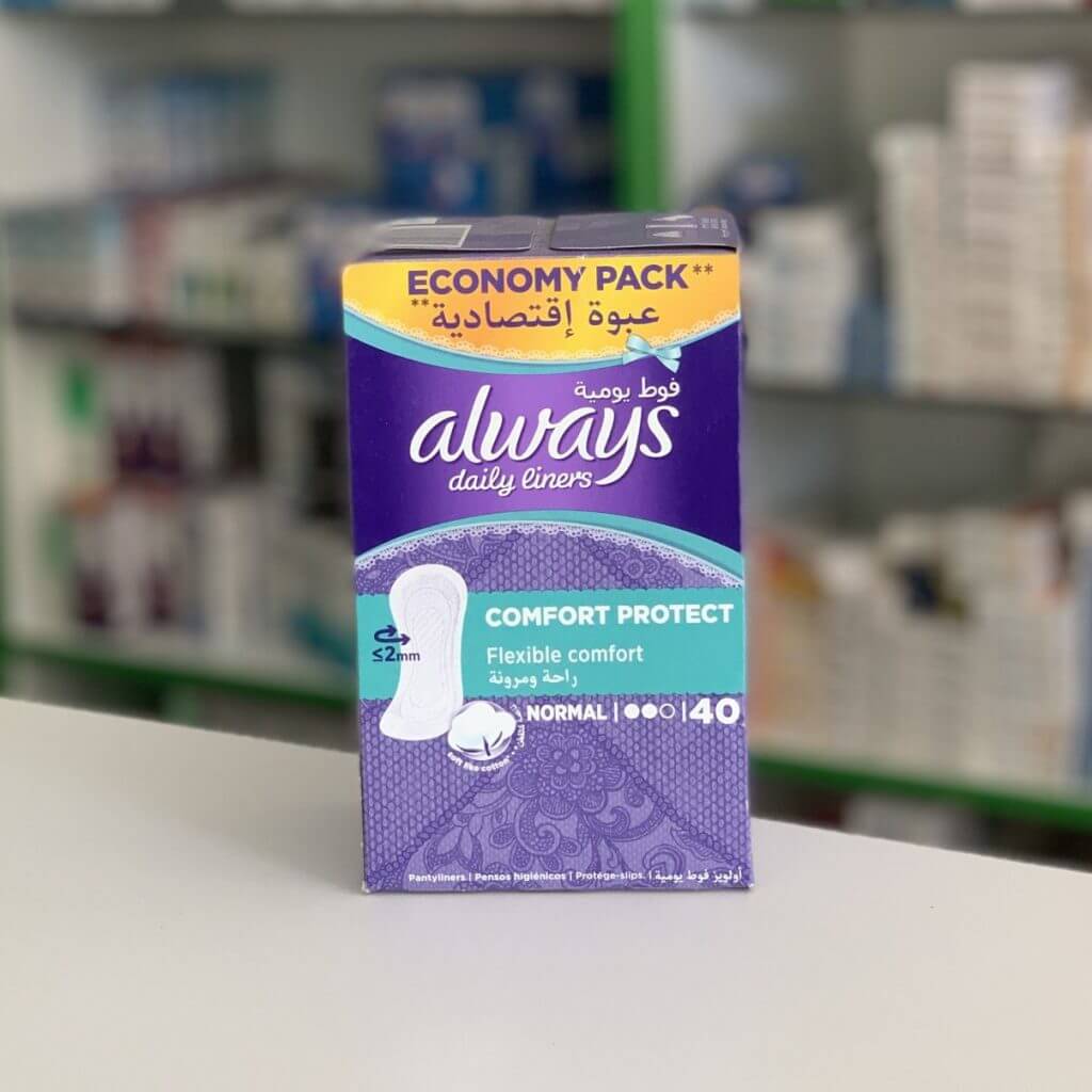 Always Daily liners Comfort protect Normal 40 pcs