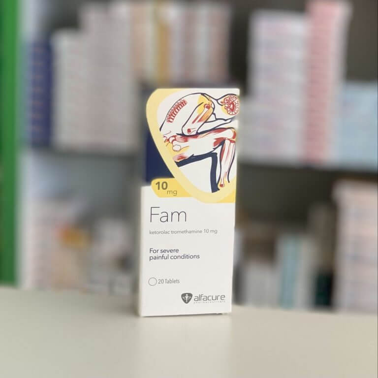 Fam 10 mg 20 tablets