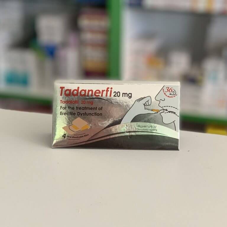 Таданерфи 20 мг 4 раствормые пленки