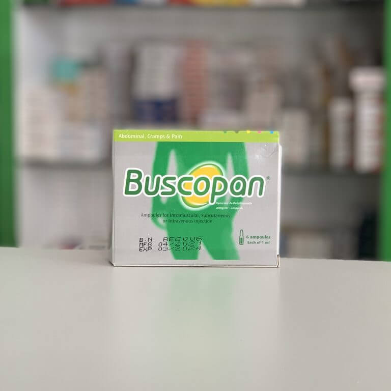 Buscopan 20 mg/ml, 6 ampoules x 1 ml