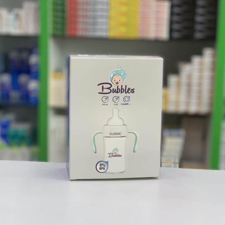 Bubbles Classic Feeding bottle with handles 150 ml