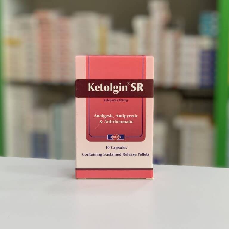 Кетолгин SR 200 мг 10 капсул