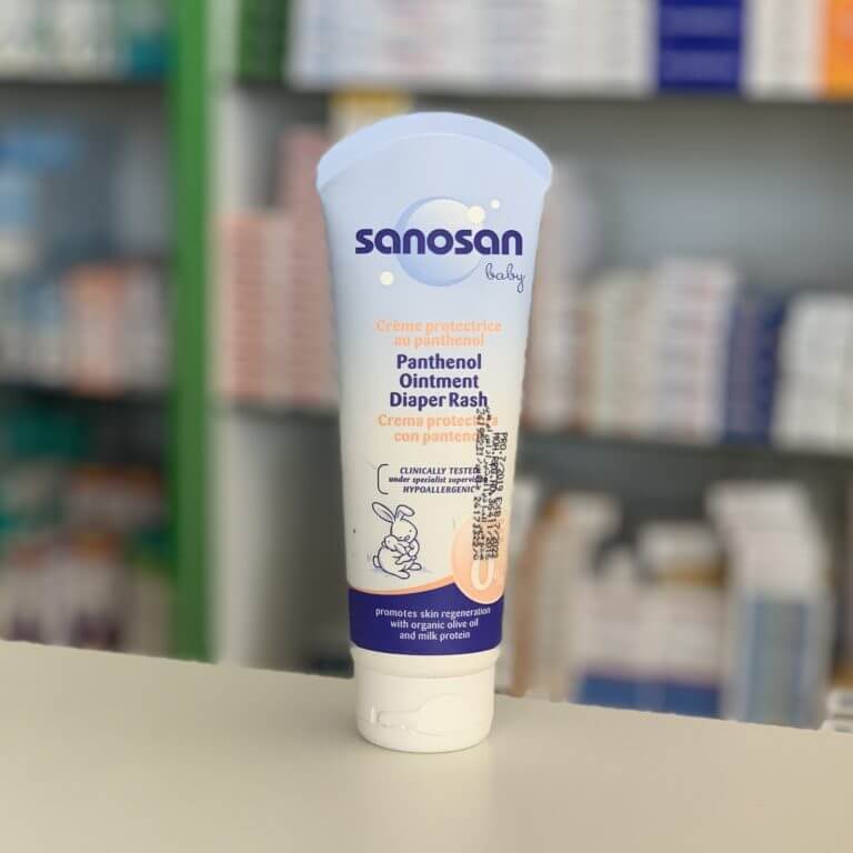 Sanosan Baby diaper rash cream with panthenol 100 ml