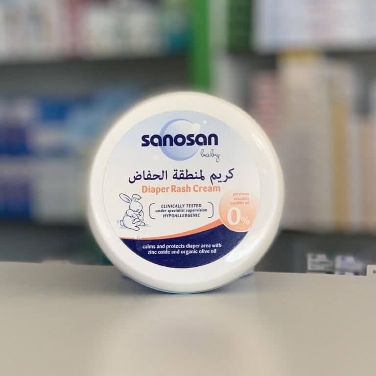 Sanosan Baby Protective Diaper Cream with Panthenol and Zinc 150 gr