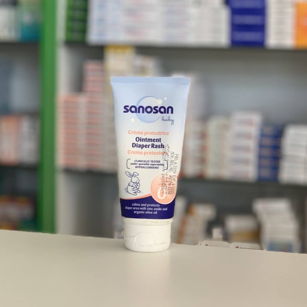 Sanosan Baby Protective Diaper Cream with Panthenol and Zinc 75 ml