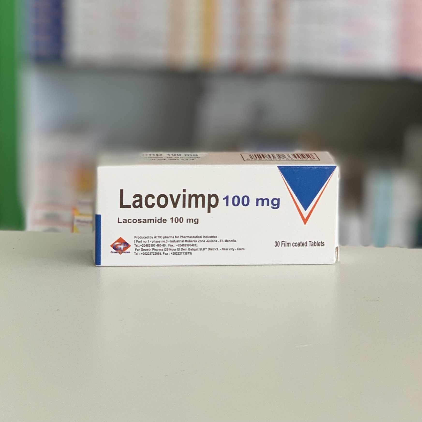 Лаковимп 100 мг 30 таблеток - Русская аптека в Египте