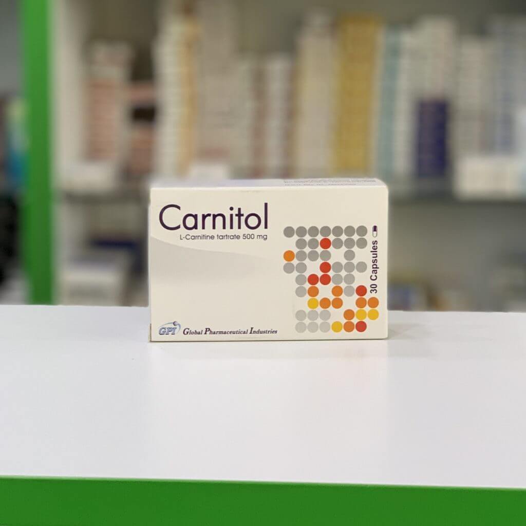 Carnitol 500 mg 30 capsules