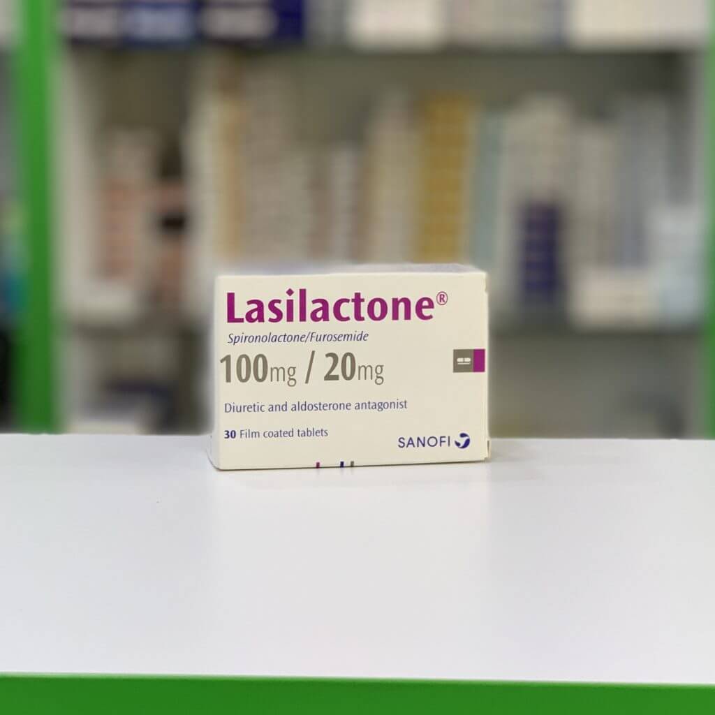 Lasilactone 100/20 mg 30 tablets