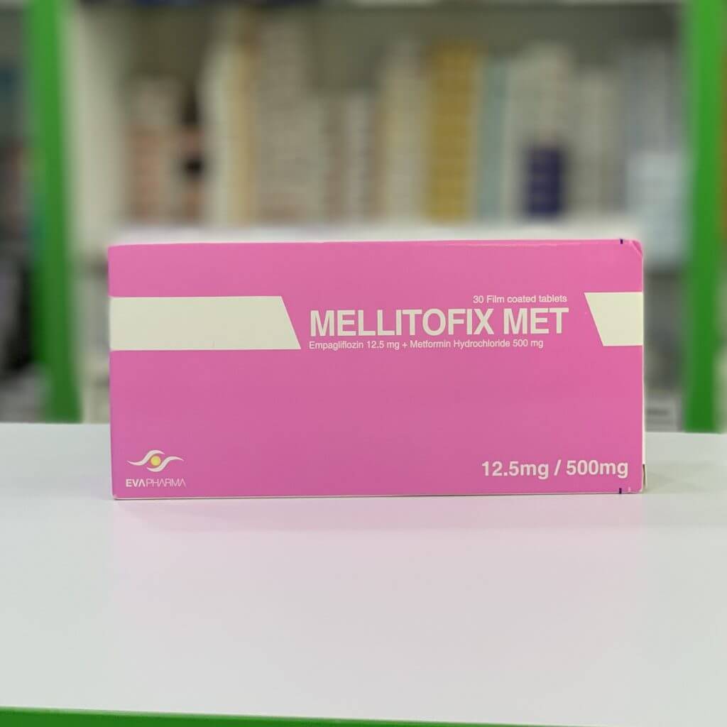 Mellitofix Met 12.5/500 mg 30 tablets