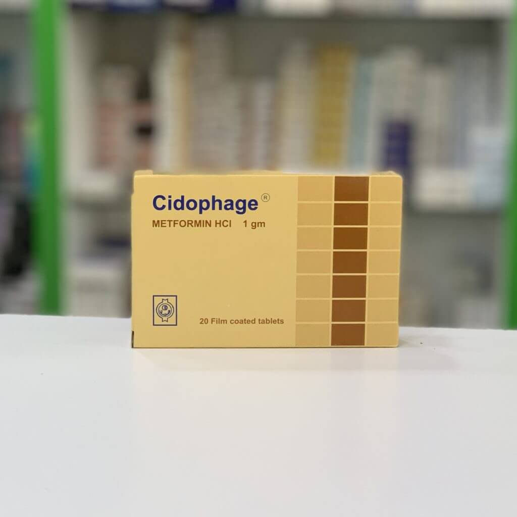 Cidophage 1000 mg 20 tablets