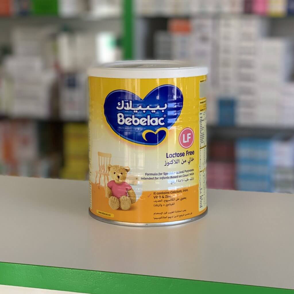 Bebelac Lactose Free baby formula 400 gm