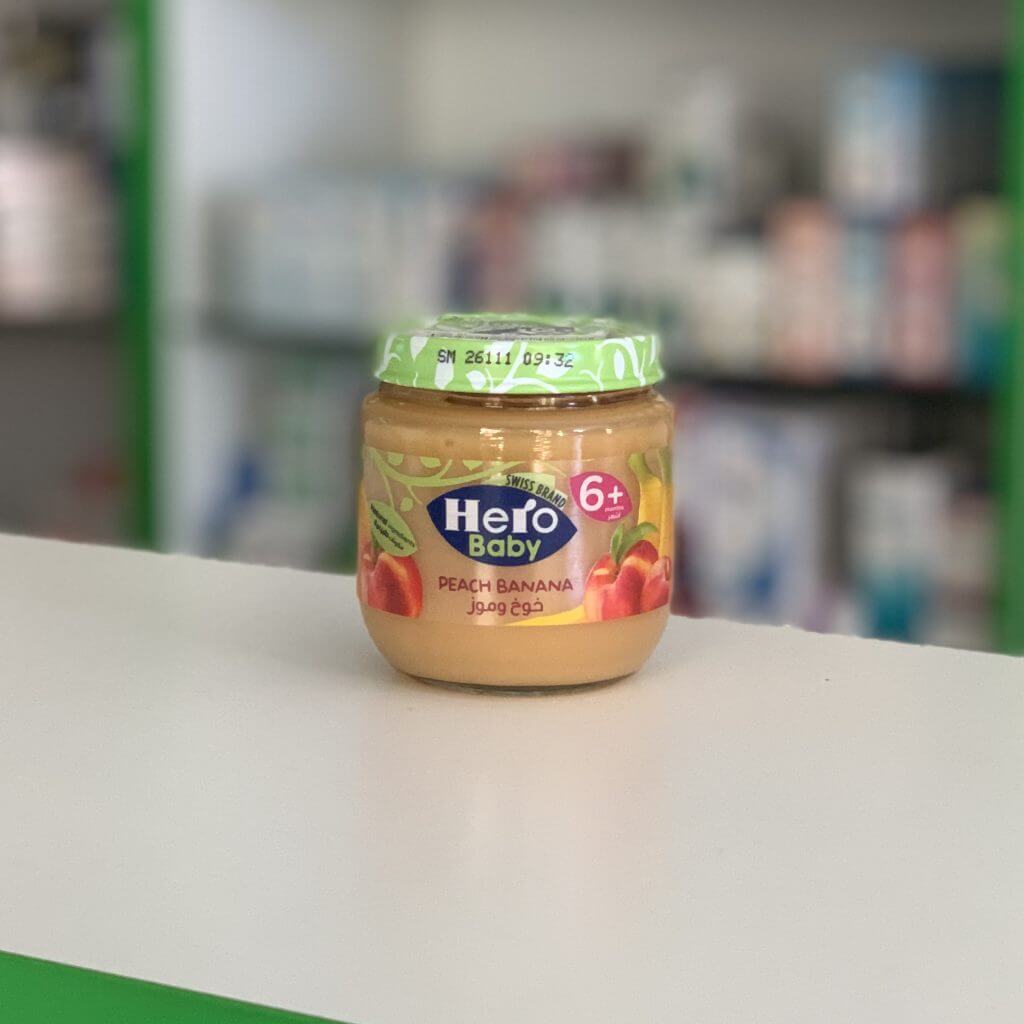 Hero Baby Peach Banana puree 125 gm