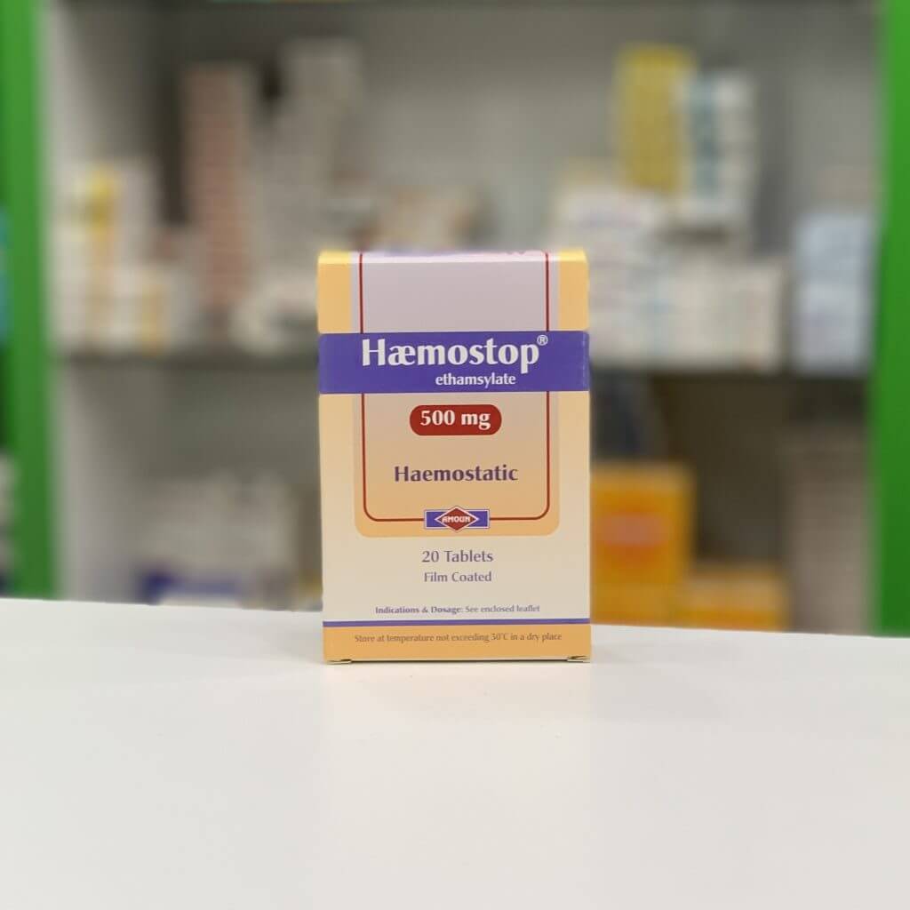 Haemostop 500 mg 20 tablets