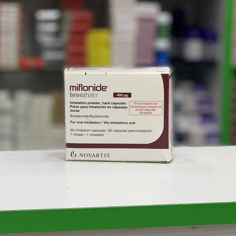 Miflonide breezhaler 60 capsules, 400 mcg