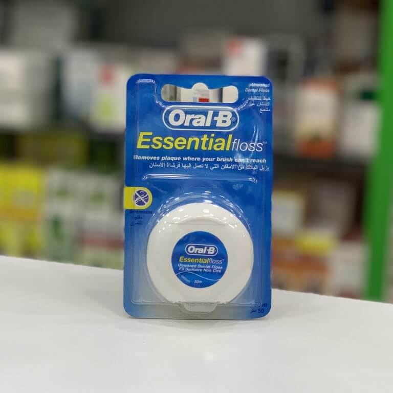 Oral B Essential Unwaxed Dental Floss 50 m 1 piece