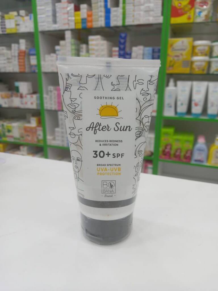 Бобана Успокаивающий гель после загара SPF 30+, 150 мл