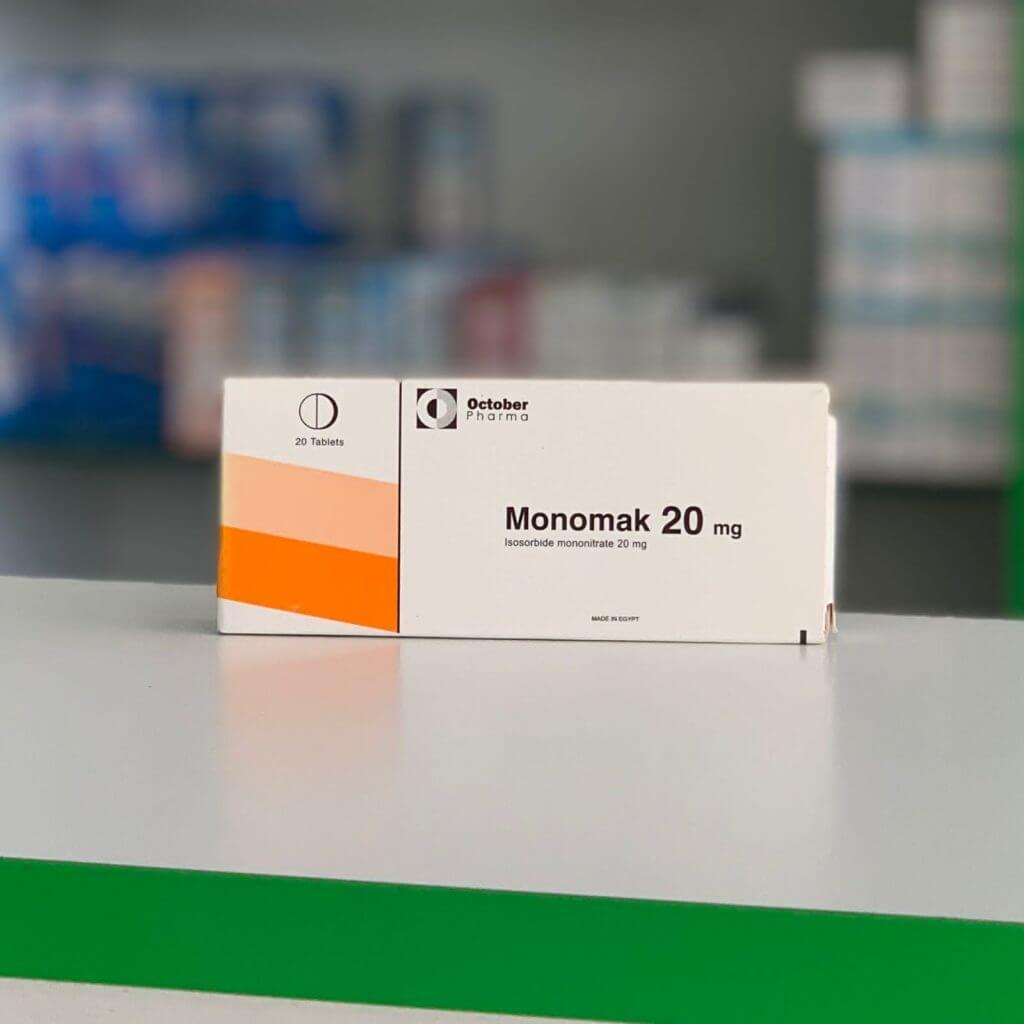 Monomak 20 mg 20 tablets