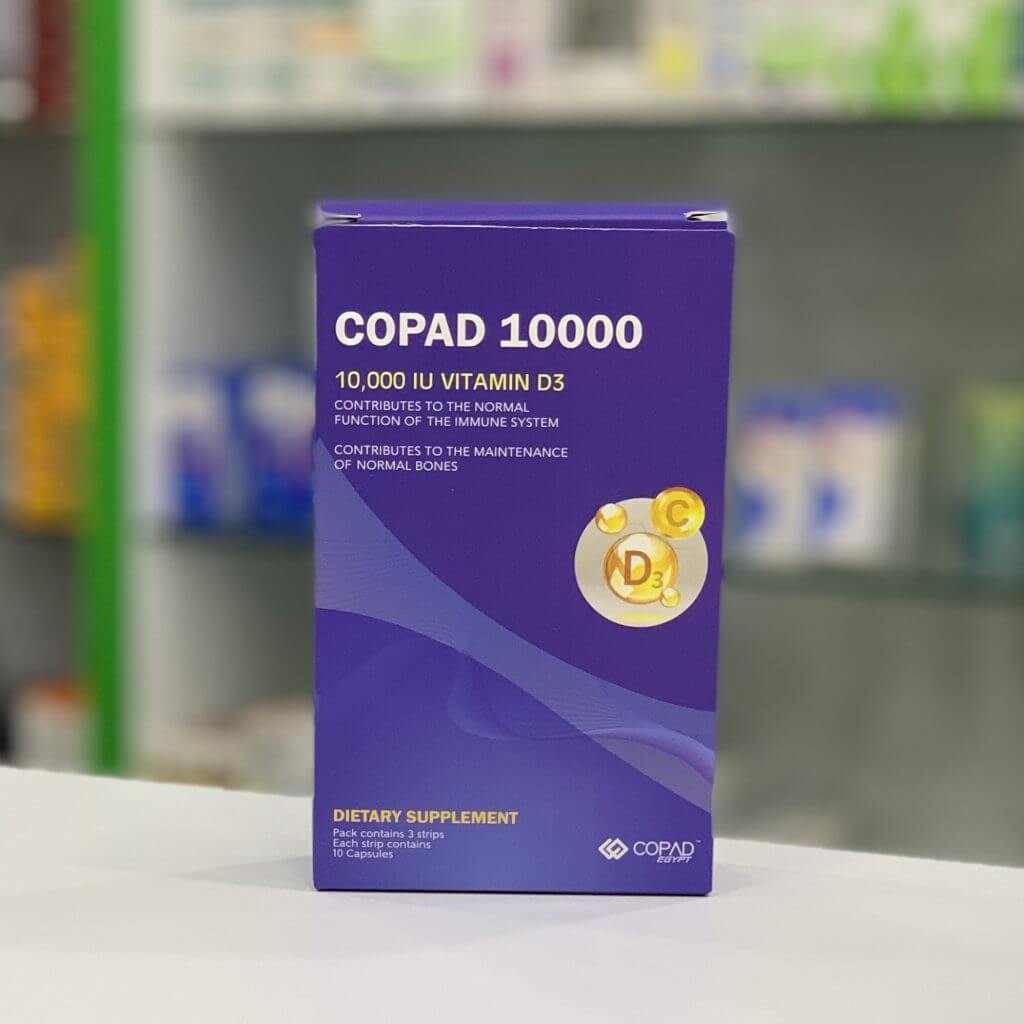 COPAD Vitamin D3 10000 IU 30 capsules