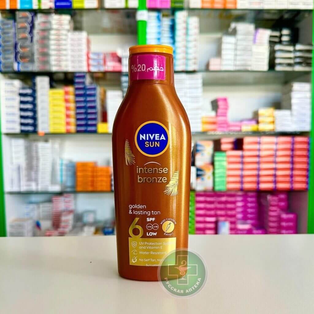 Nivea Sun Intense Bronze lotion Spf 6, 200 ml