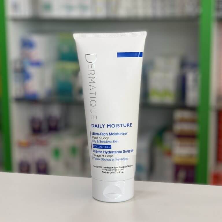 Дерматик Ежедневное увлажнение Лосьон для сухой и чувствительной кожи лица и тела 200 мл