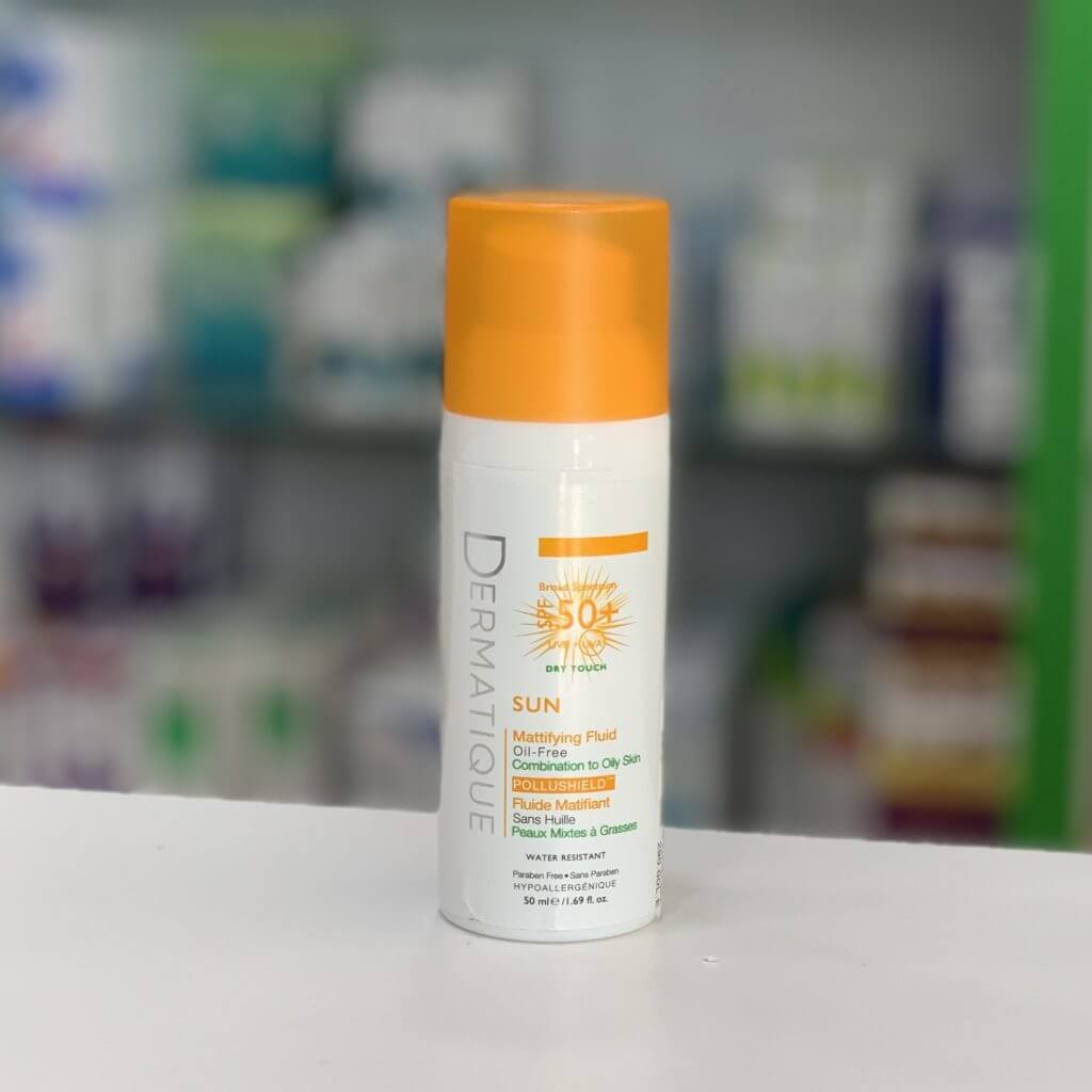Dermatique Sun Mattifying fluid for combined to oily skin SPF 50+, 50 ml