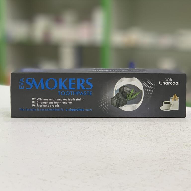EVA Smokers Toothpaste with charcoal 50 g