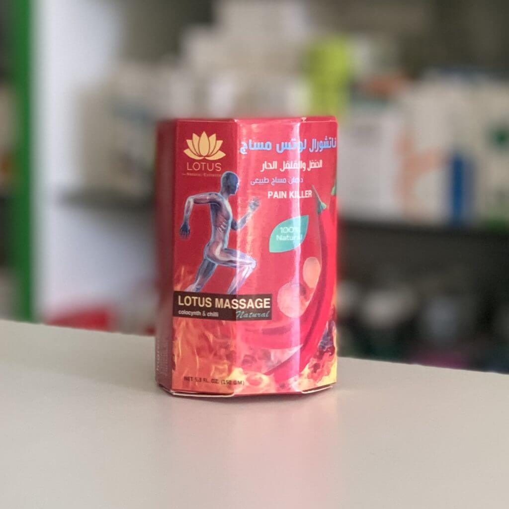 Lotus massage colocynth and chili ointment 150 g