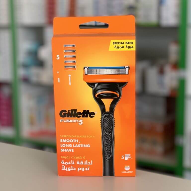 Gillette Fusion 5 Мужская бритва с 5 лезвиями, 1 ручка + 5 сменных кассет
