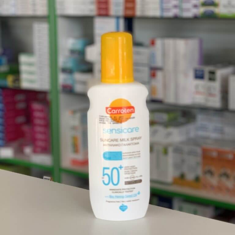 Carroten Sensicare Suncare milk spray SPF50+, 200 ml