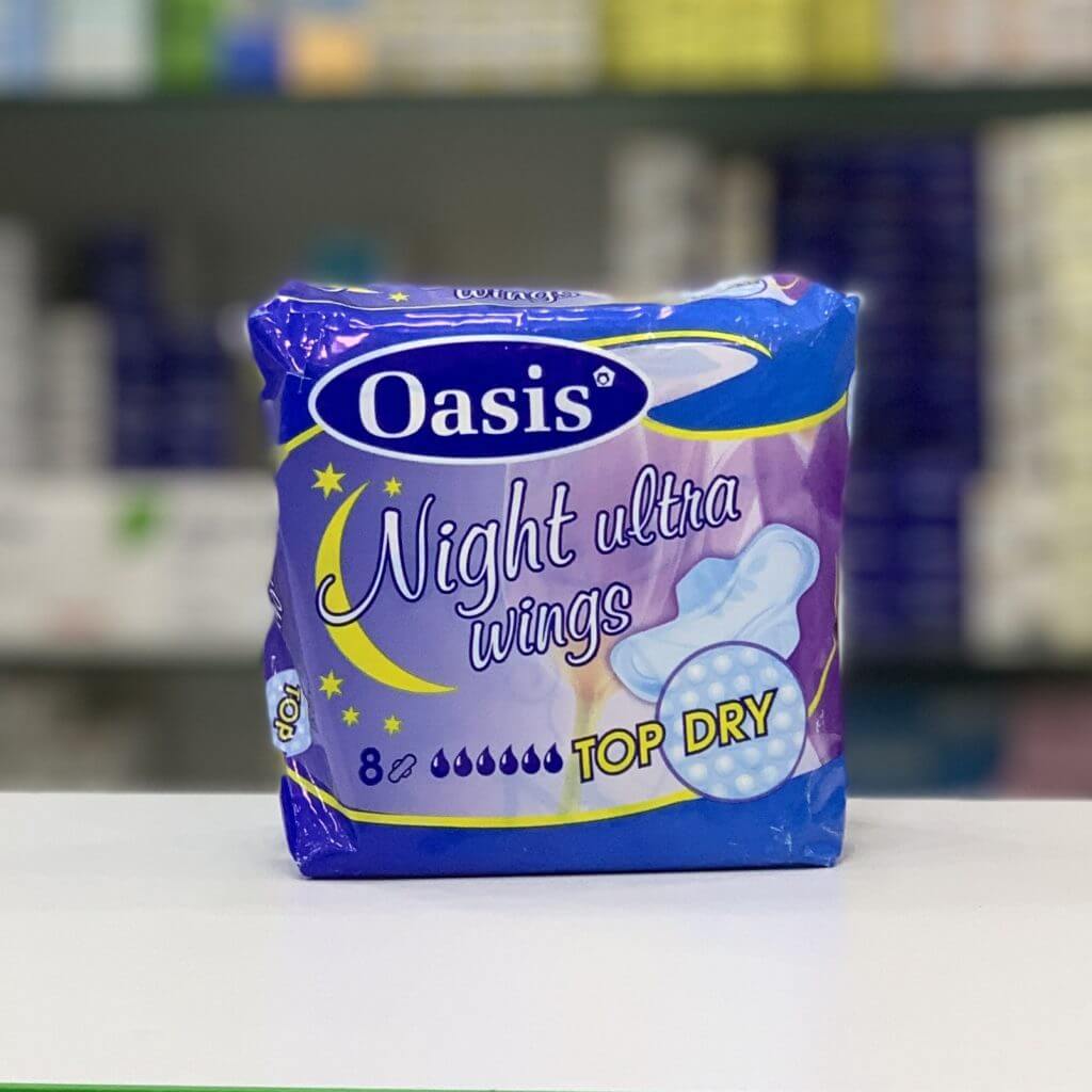 Oasis Night Ultra 6 капель 8 прокладок