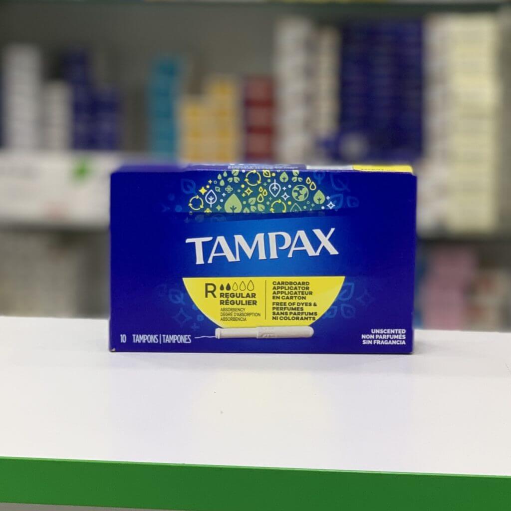 Tampax Regular Absorption 2 drops, 10 tampons