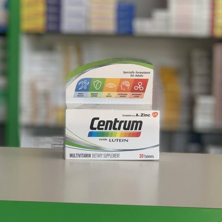 Centrum with lutein 30 tablets