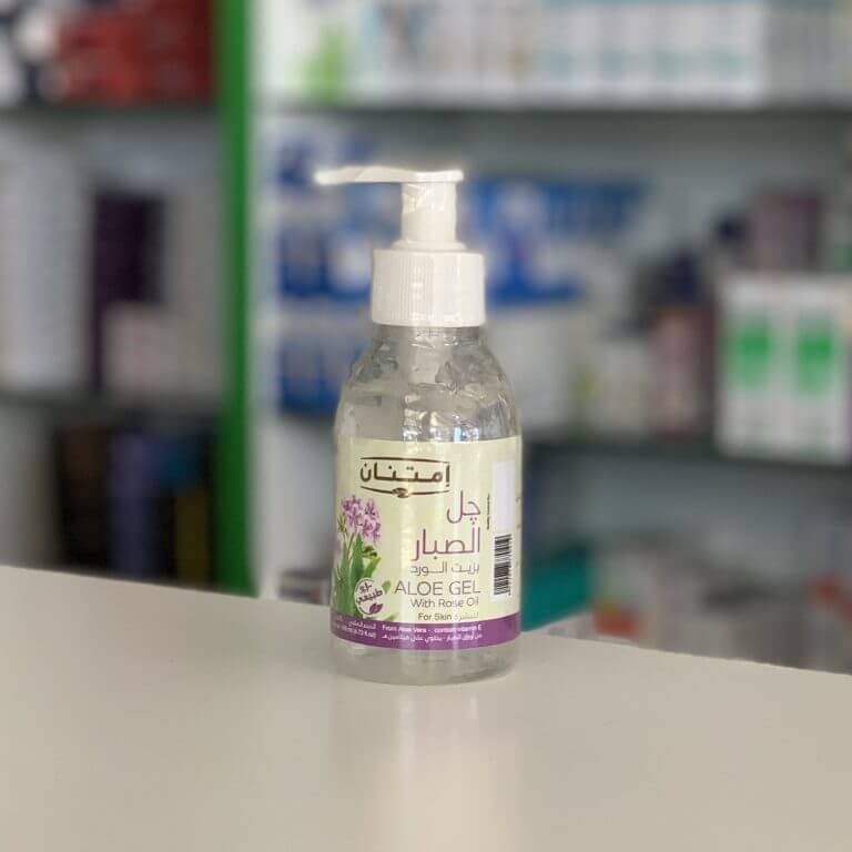 Imtenan Aloe Vera Gel with Rose oil 140 ml