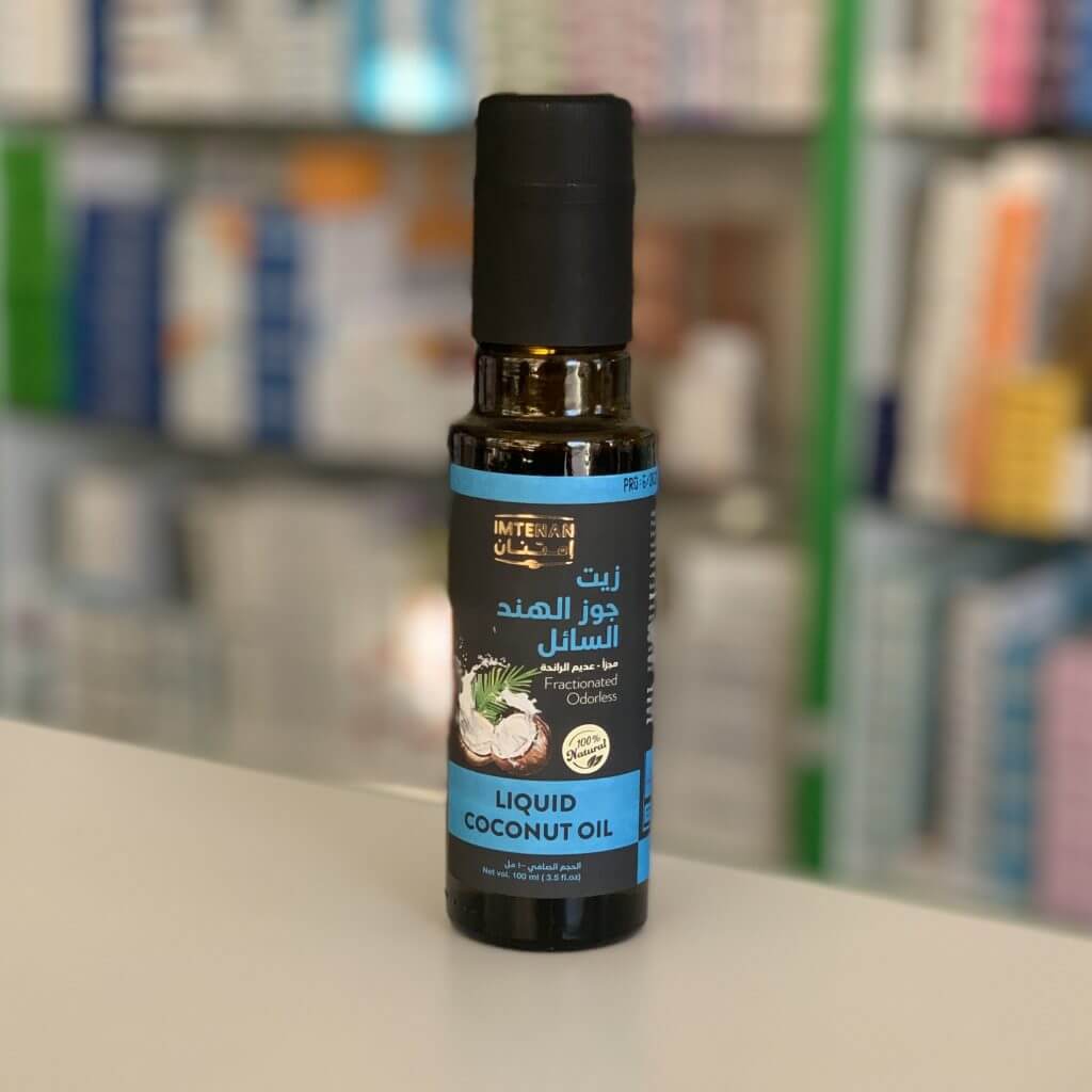 Imtenan Fractionated Liquid Coconut Oil 100 ml