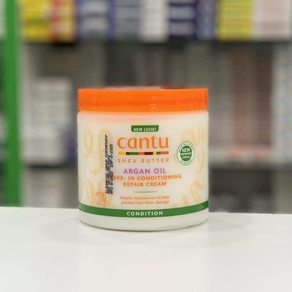 Cantu Shea Butter Leave-In conditioning repair cream with argan oil 453 g
