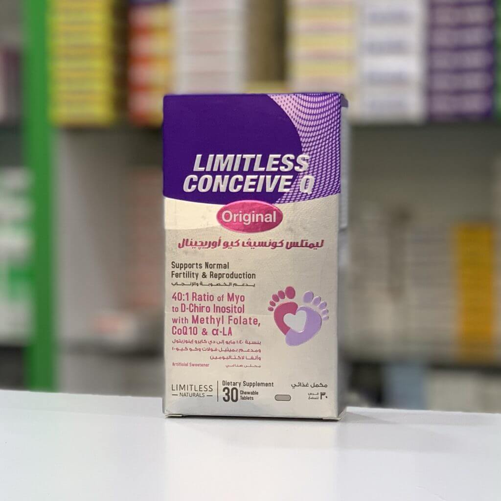 Limitless Conceive Q, 30 chewable tablets